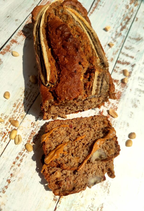 Bananenbrood - Pindakaas
